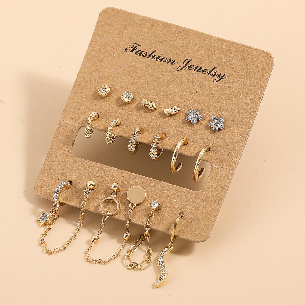 Celestial Embellished 6Pc Earring Pack  |  Womens Jewelry Accessories Jewelry