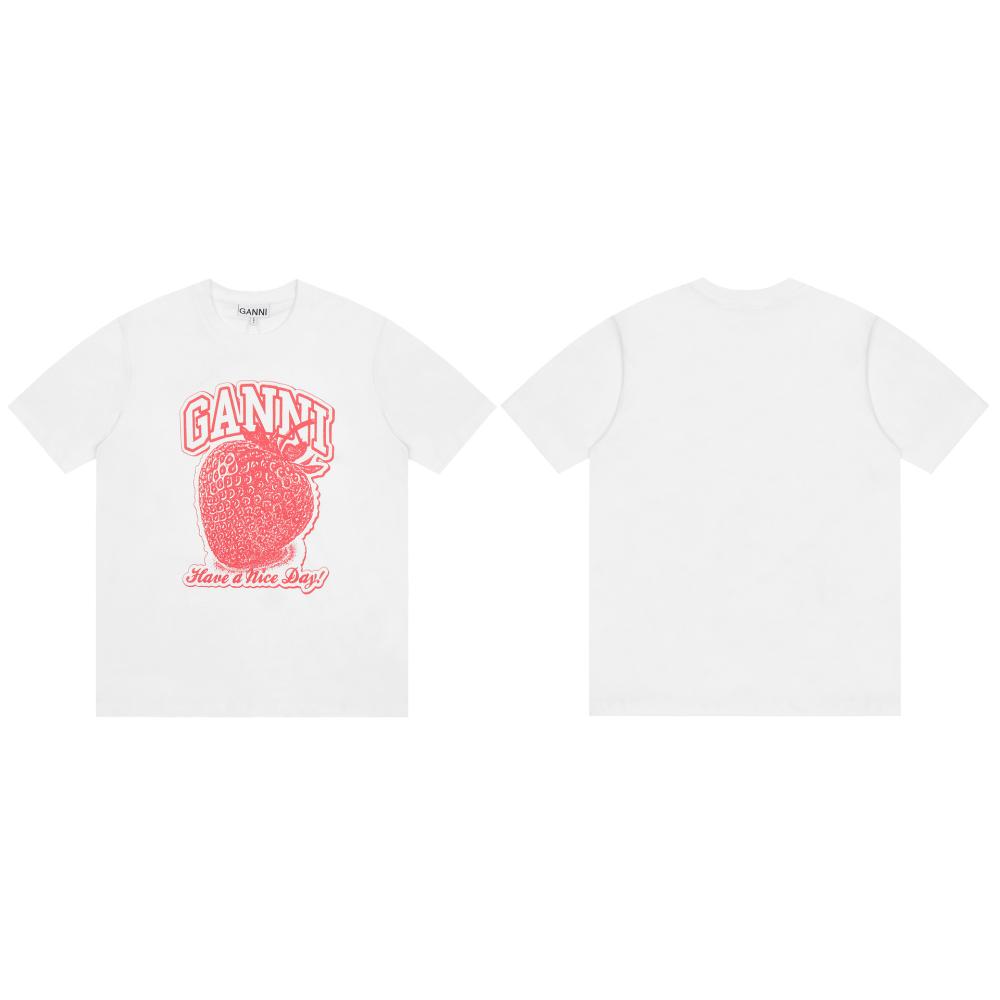 Fresh Strawberry Graphic Baby Fit T-Shirt  |  Womens Tops Clothing Tops