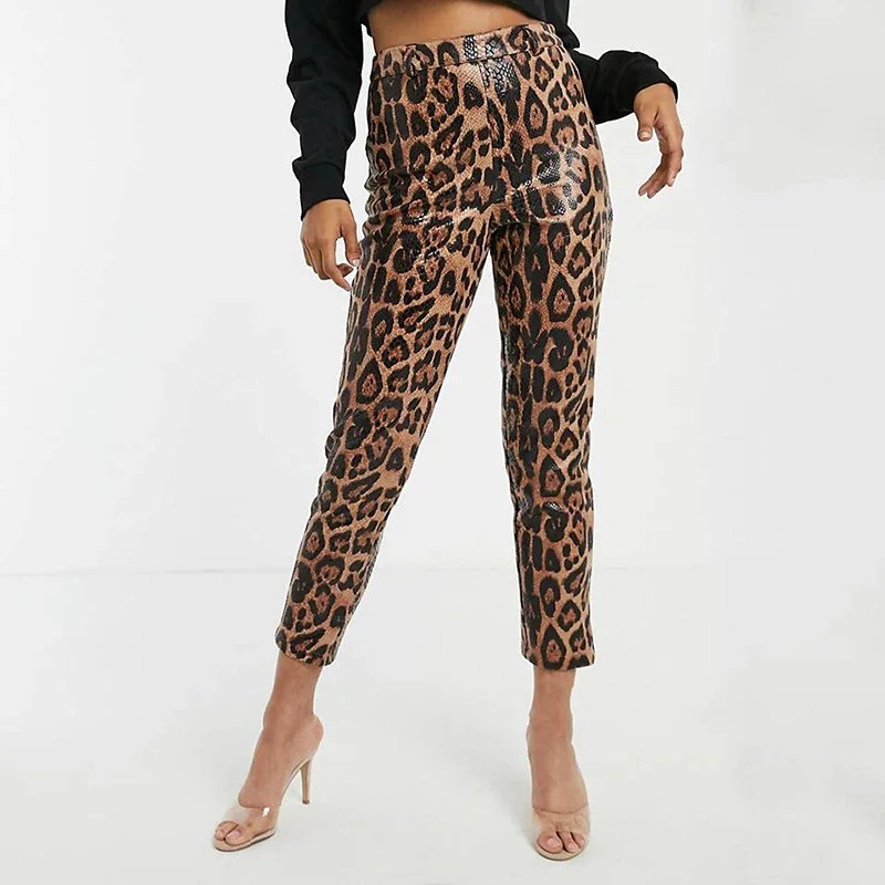 Leopard Straight Leg Pant  |  Womens Pants & Jeans Clothing Pants & Jeans