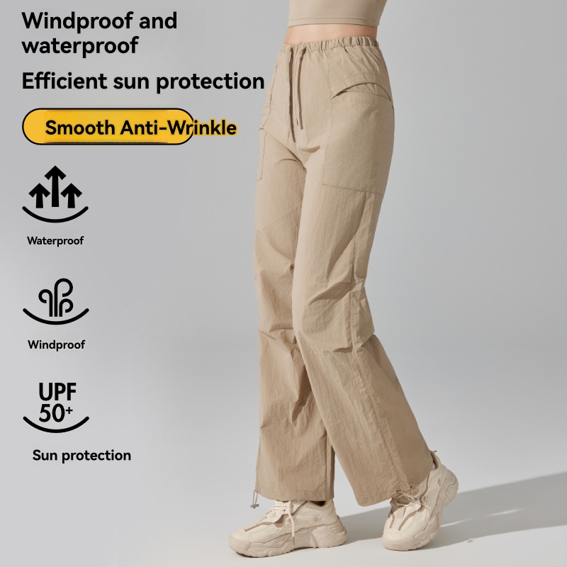 Low Rise Nylon Straight Leg Lace Detail  |  Womens Pants & Jeans Clothing Pants & Jeans