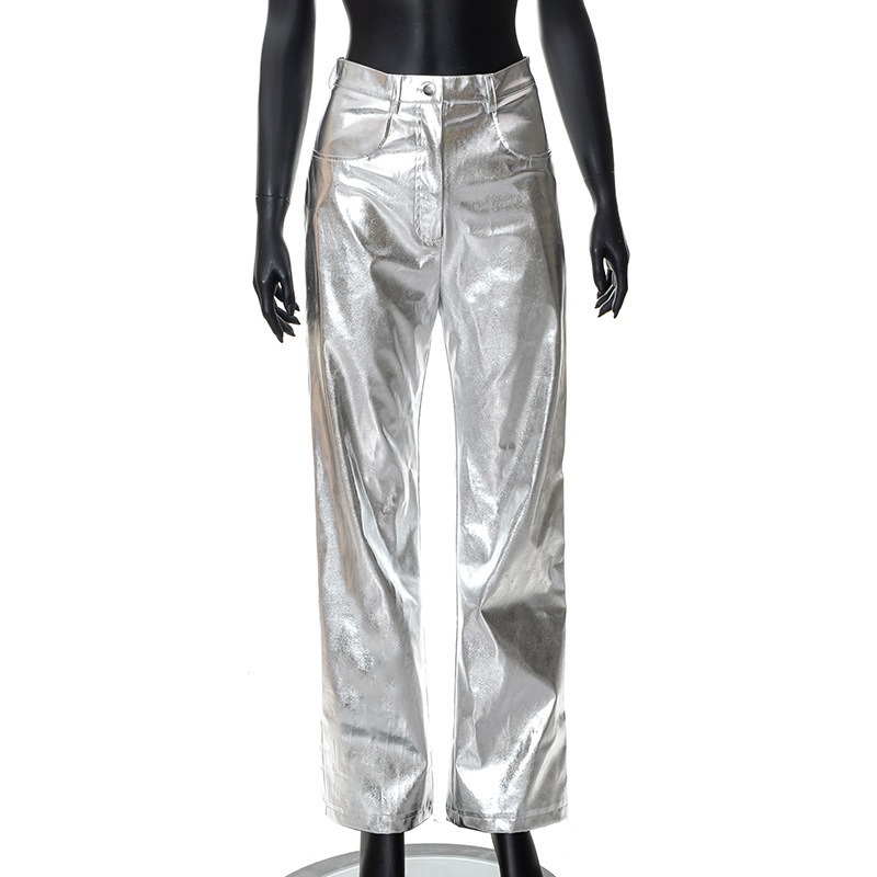 Metallic Crackle Horse Shoe Pants  |  Womens Pants & Jeans Clothing Pants & Jeans