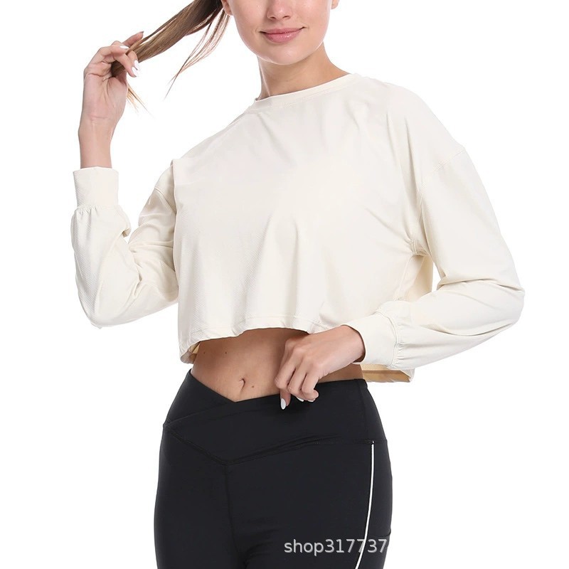 Palm Arcana Cropped Oversized Long Sleeve T-Shirt  |  Womens Fleece & Hoodies Clothing Fleece & Hoodies