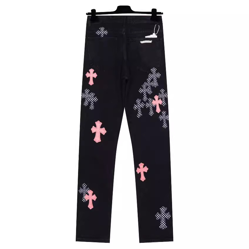 Petite Real Leather Star Studded Straight Leg Pants  |  Womens Pants & Jeans Clothing Pants & Jeans