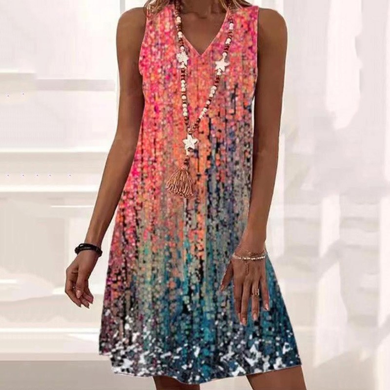 Premium Sequin Halterneck Dress  |  Womens Dresses Clothing Dresses