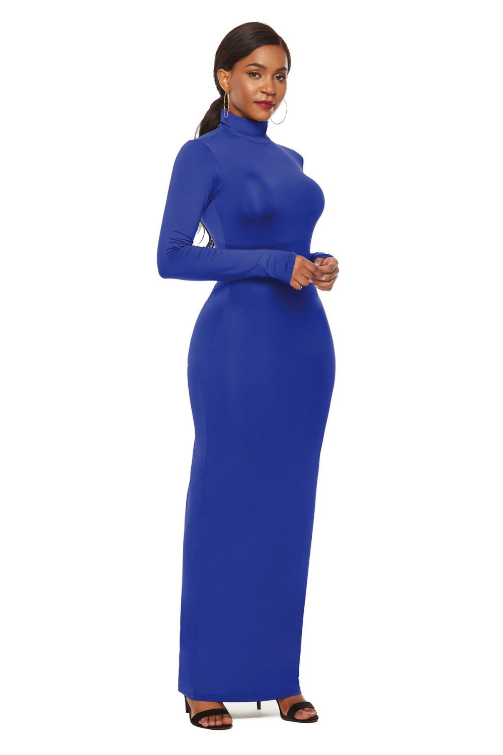 Seamless Long Sleeve Midi Dress  |  Womens Dresses Clothing Dresses