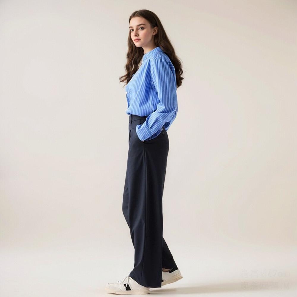 Tailored Double Pleat Wide Leg Trousers  |  Womens Pants & Jeans Clothing Pants & Jeans