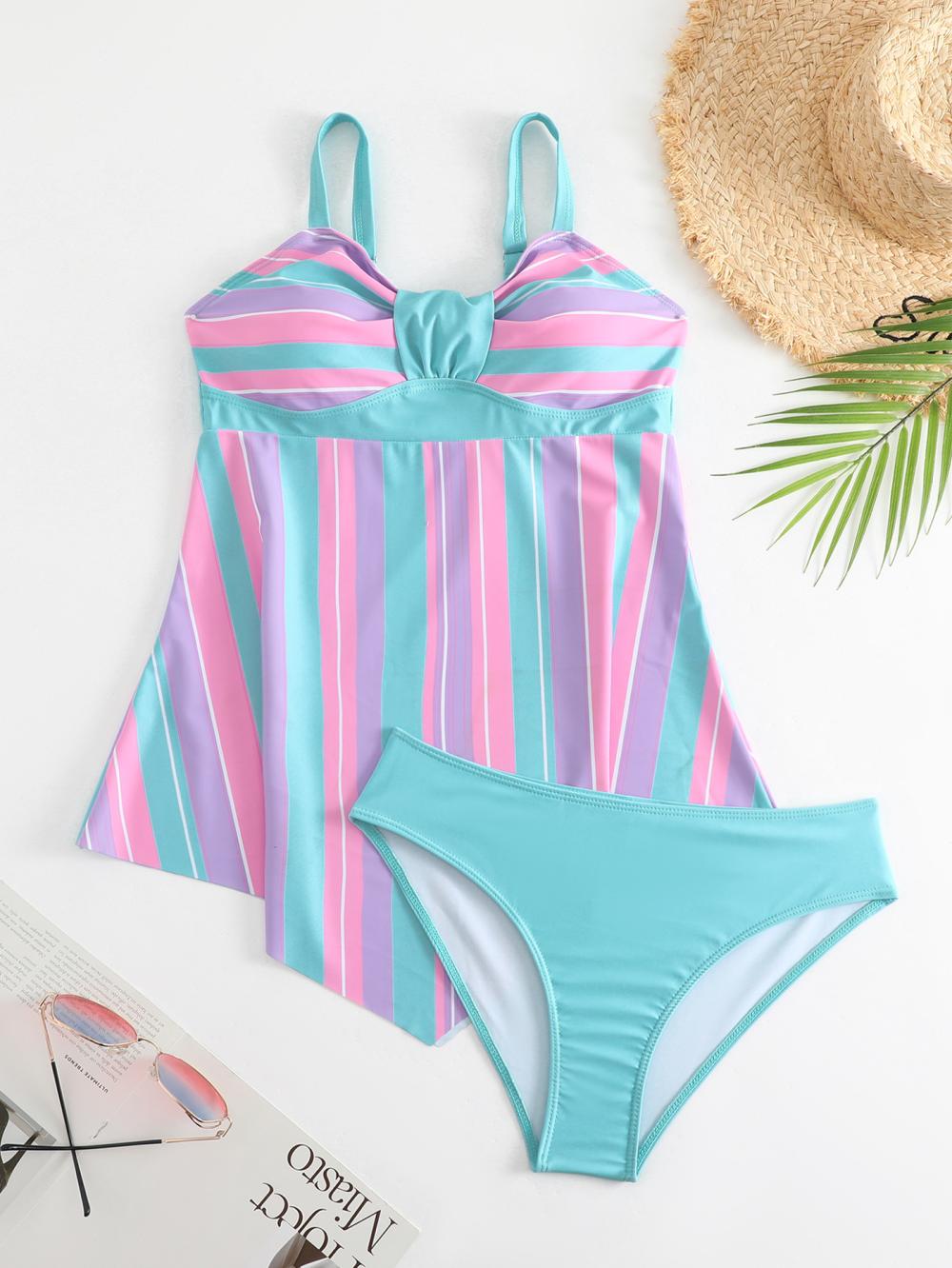 Vista Stripe One-Piece Swimsuit  |  Womens Swimwear Clothing Swimwear