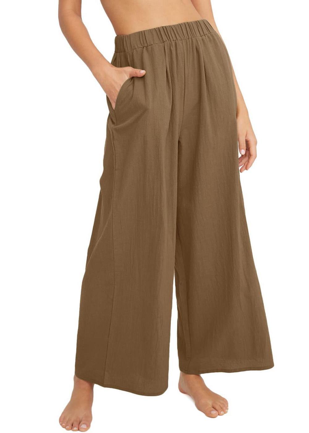 What A Vibe Wide Leg Pants  |  Womens Swimwear Clothing Swimwear